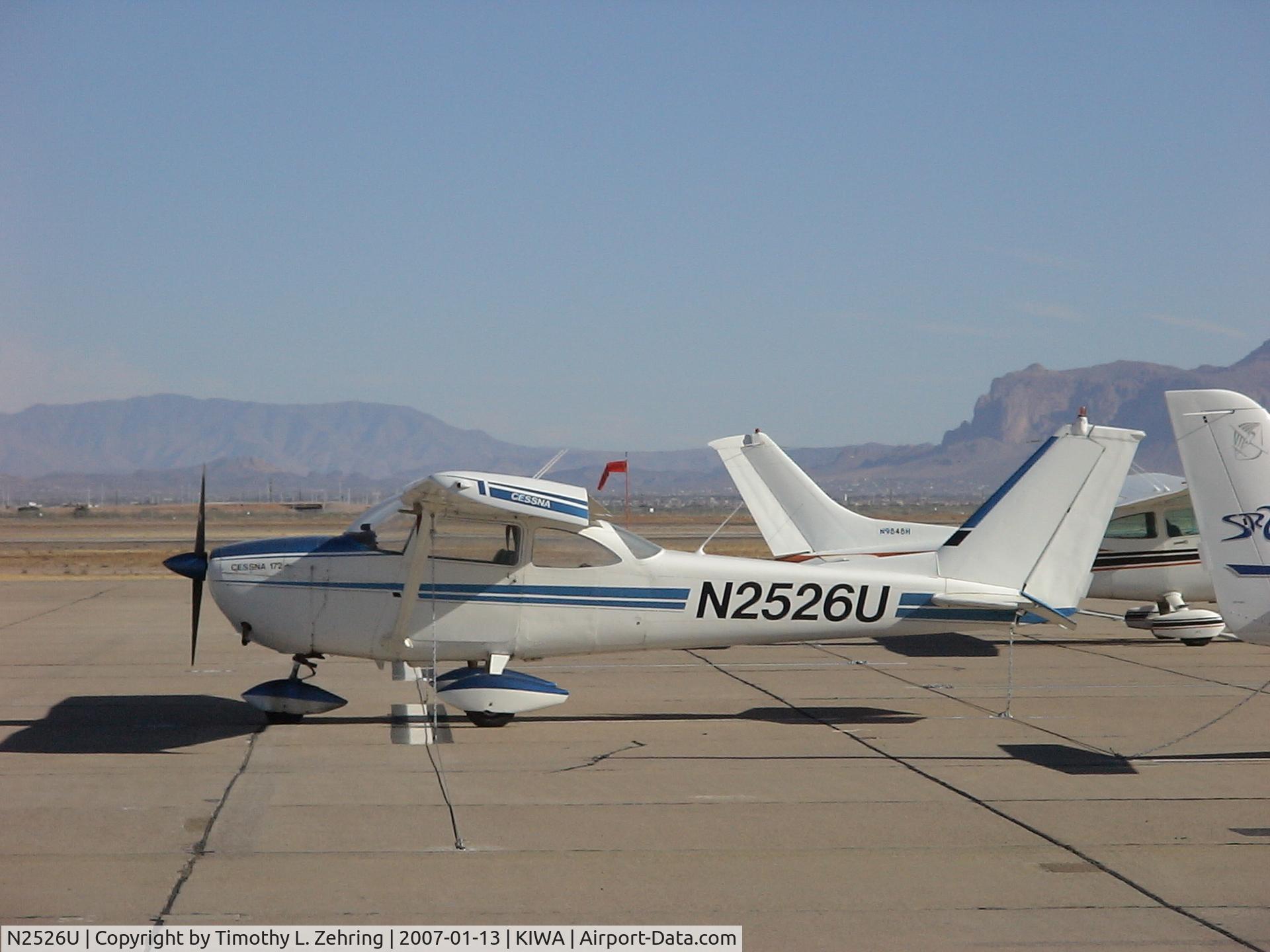 N2526U, 1963 Cessna 172D C/N 17250126, At Williams Gateway Airport - Mesa, AZ