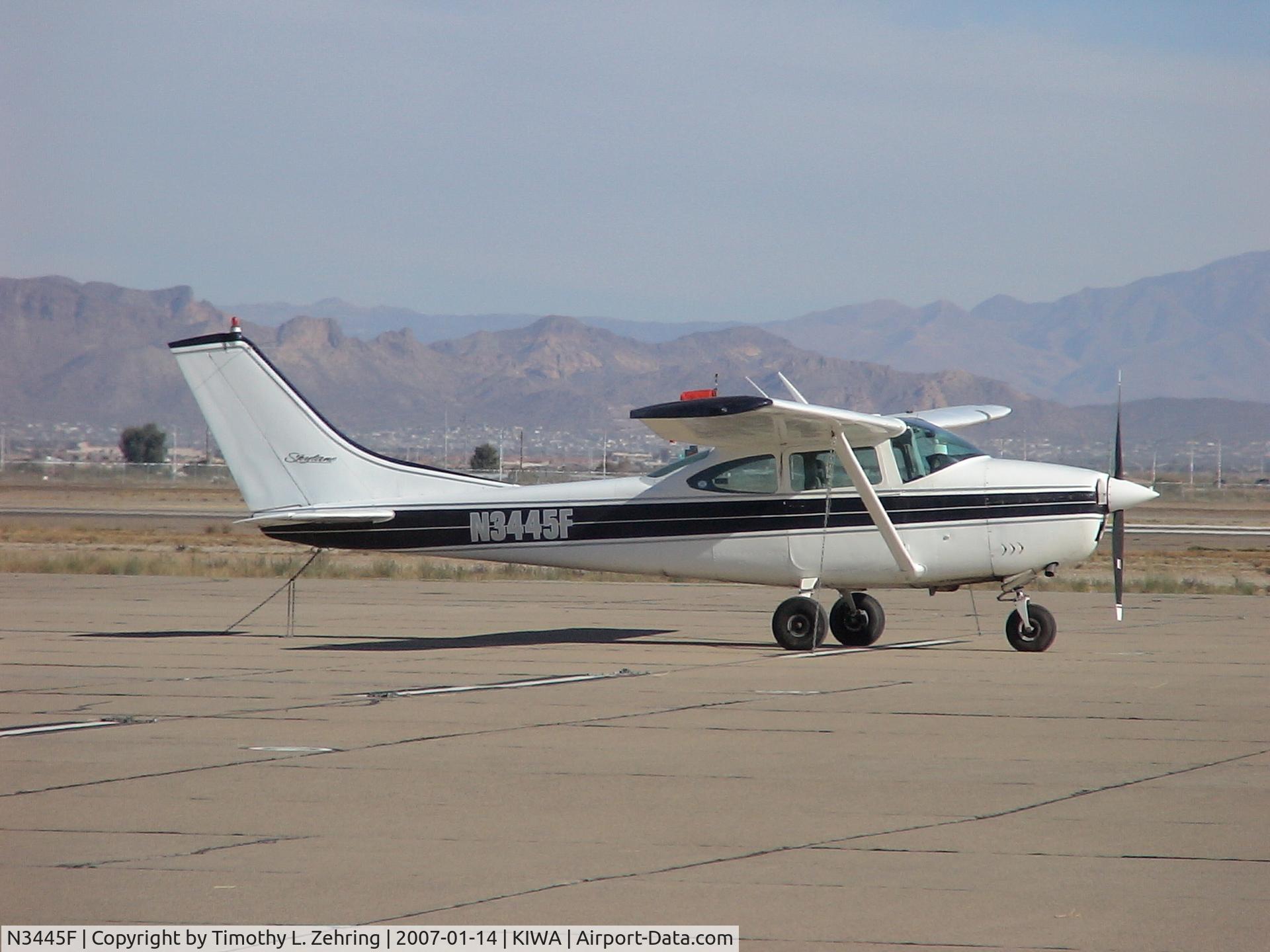 N3445F, 1966 Cessna 182J Skylane C/N 18257445, At Williams Gateway Airport - Mesa, AZ