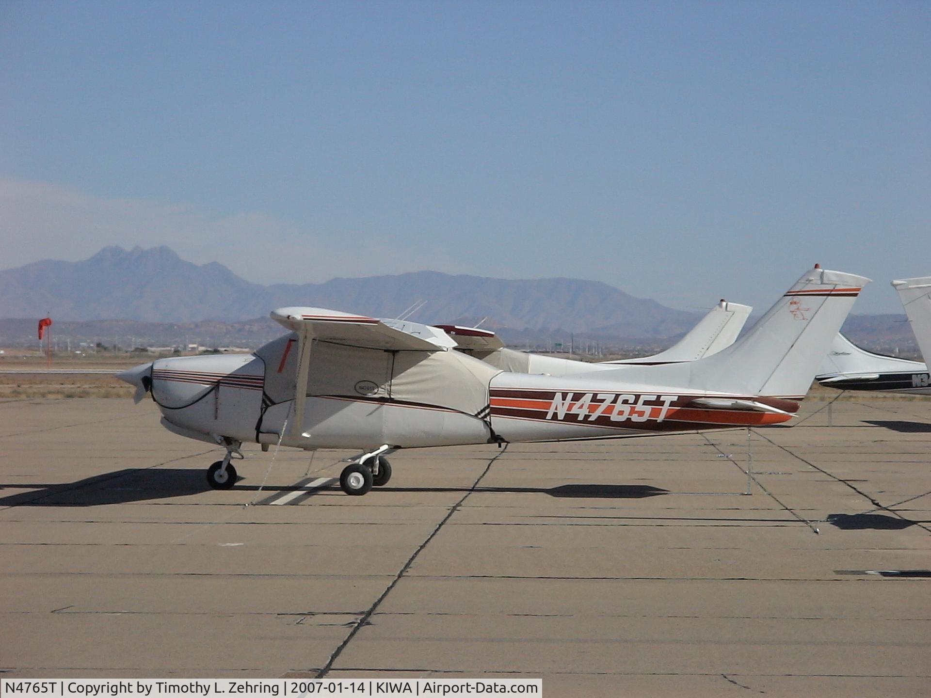 N4765T, 1981 Cessna R182 Skylane RG C/N R18201756, At Williams Gateway Airport