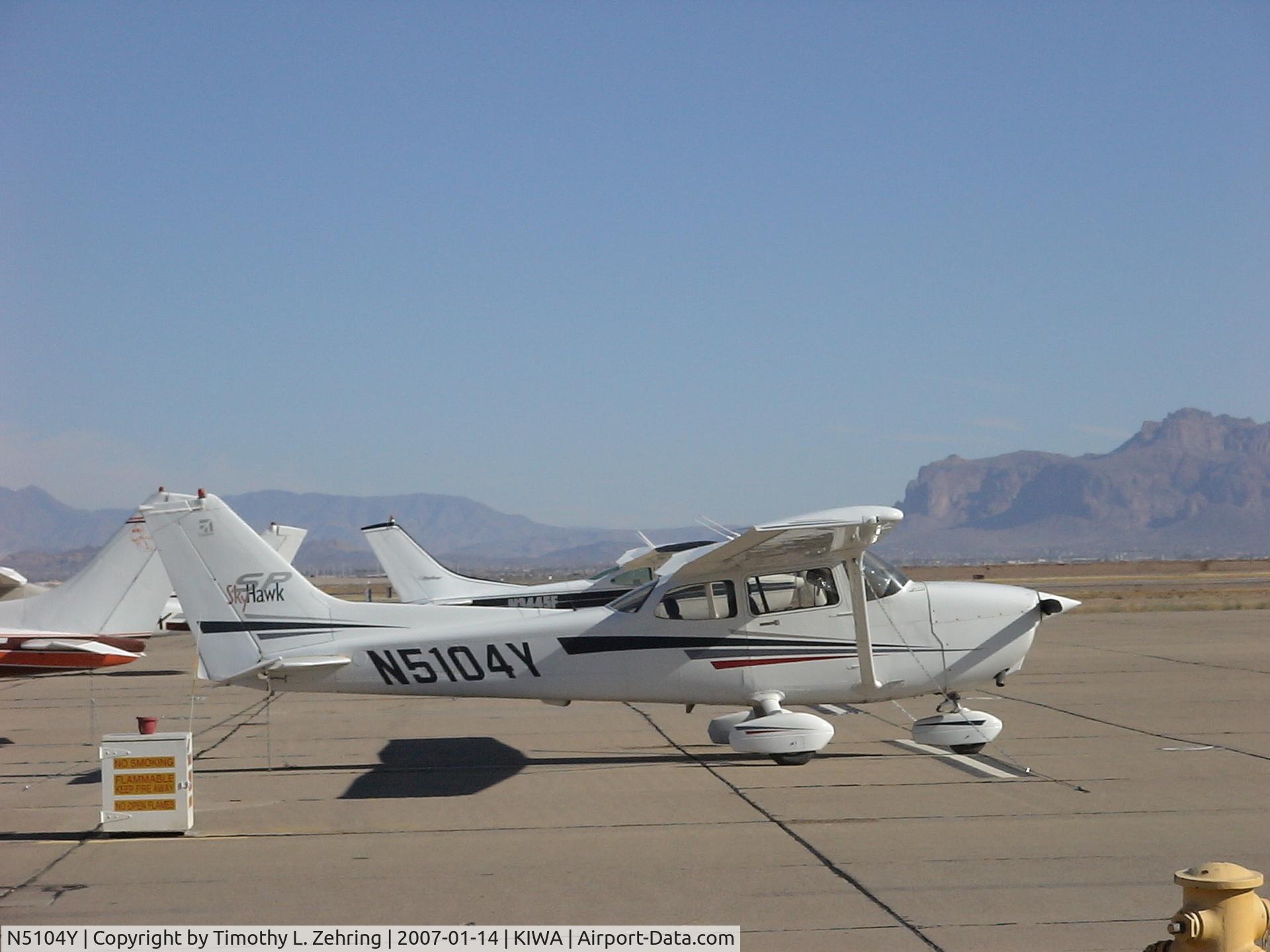 N5104Y, 2002 Cessna 172S Skyhawk SP C/N 172S9079, At Williams Gateway Airport - Mesa, AZ