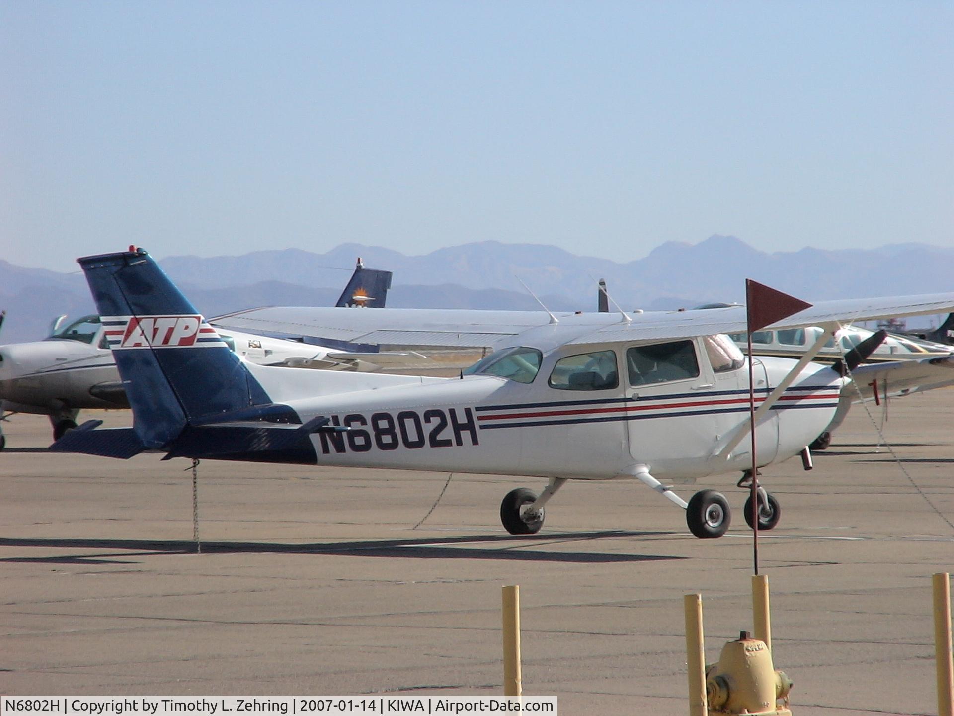 N6802H, 1975 Cessna 172M C/N 17265588, At Williams Gateway Airport - Mesa, AZ