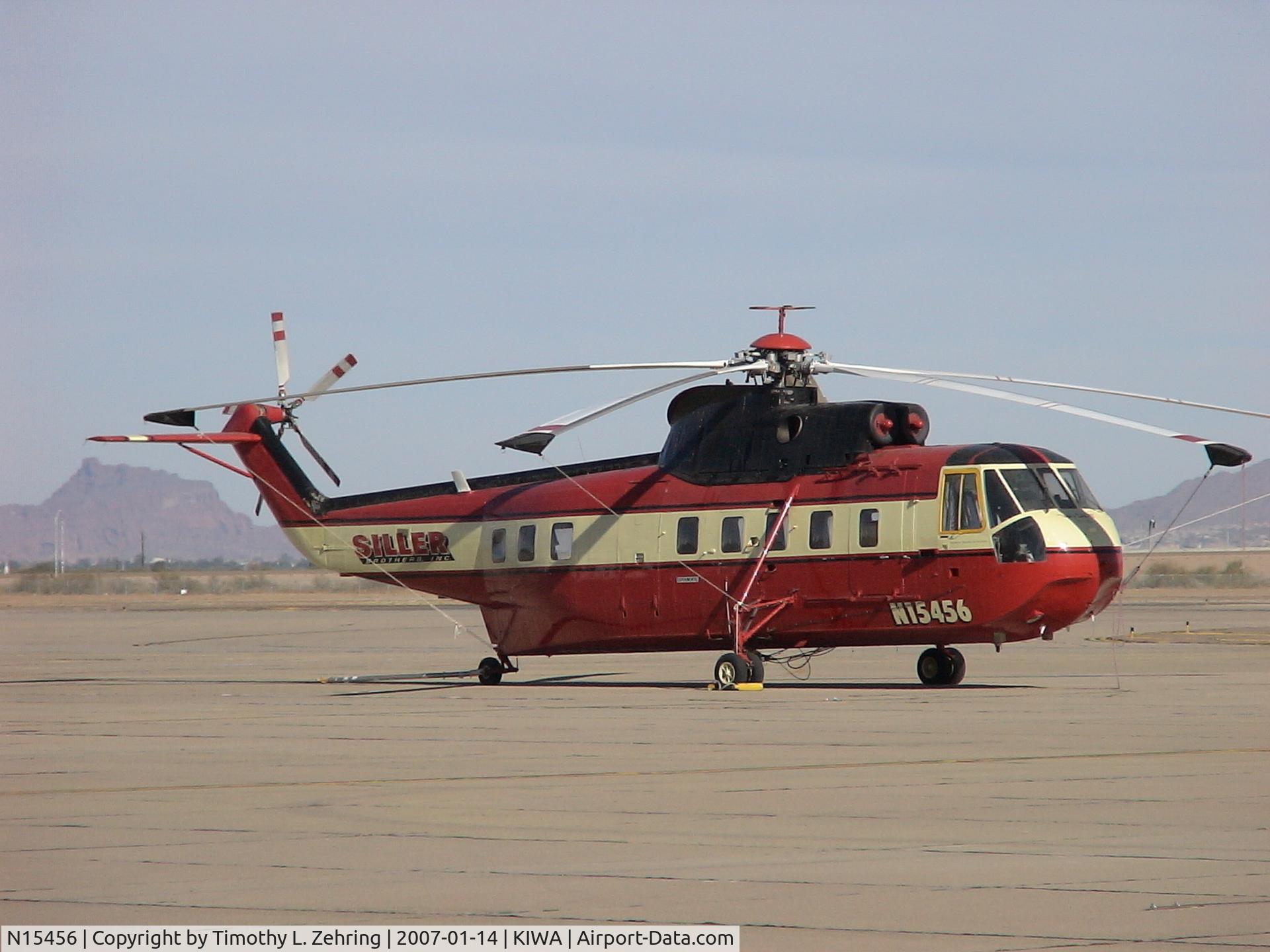 N15456, 1980 Sikorsky S-61N C/N 61826, At Williams Gateway Airport - Mesa, AZ