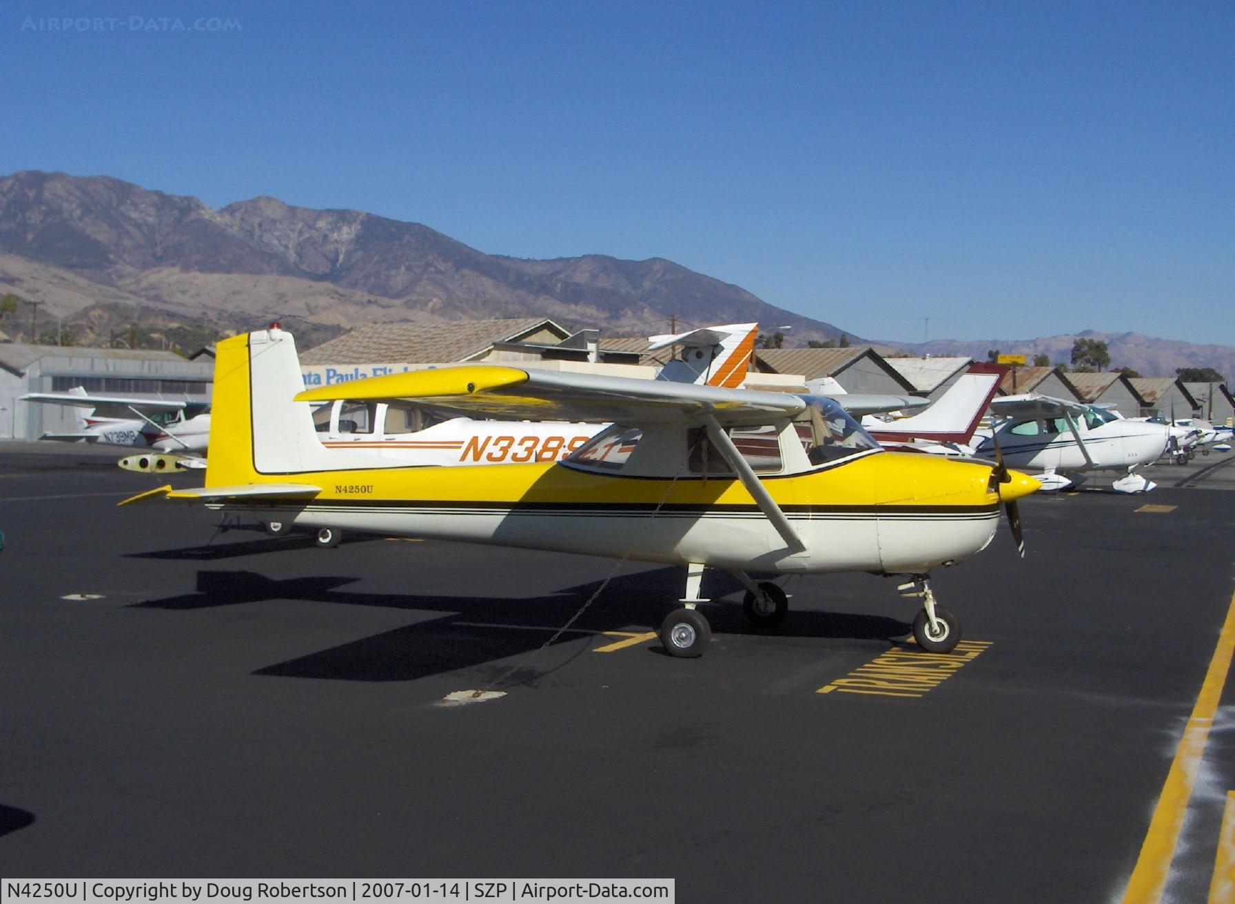N4250U, 1963 Cessna 150D C/N 15060250, 1963 Cessna 150D, Continental O-200 100 Hp