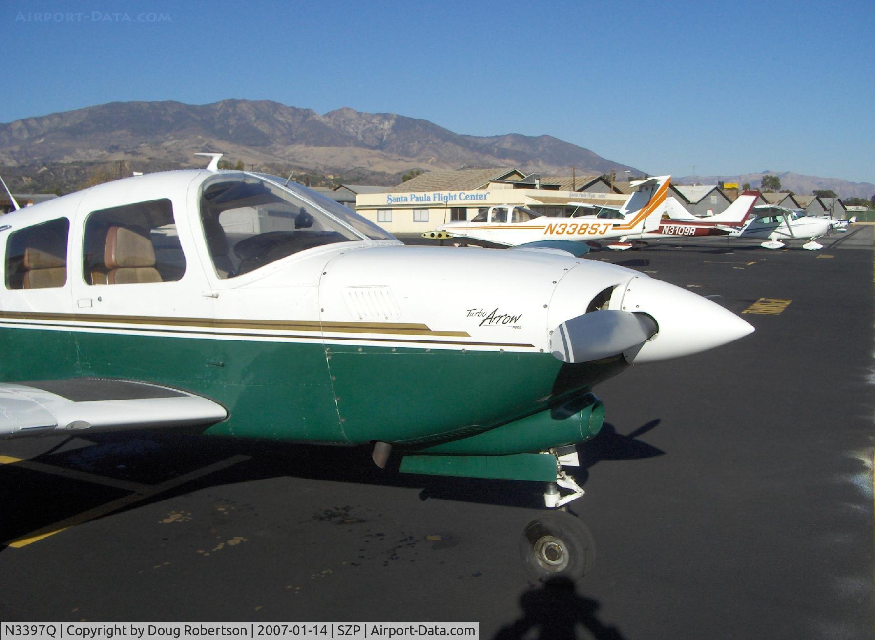 N3397Q, 1977 Piper PA-28R-201T Cherokee Arrow III C/N 28R-7703106, 1977 Piper PA-28R-201T TURBO ARROW III, Continental TSIO-360-FB 200 Hp, cowl
