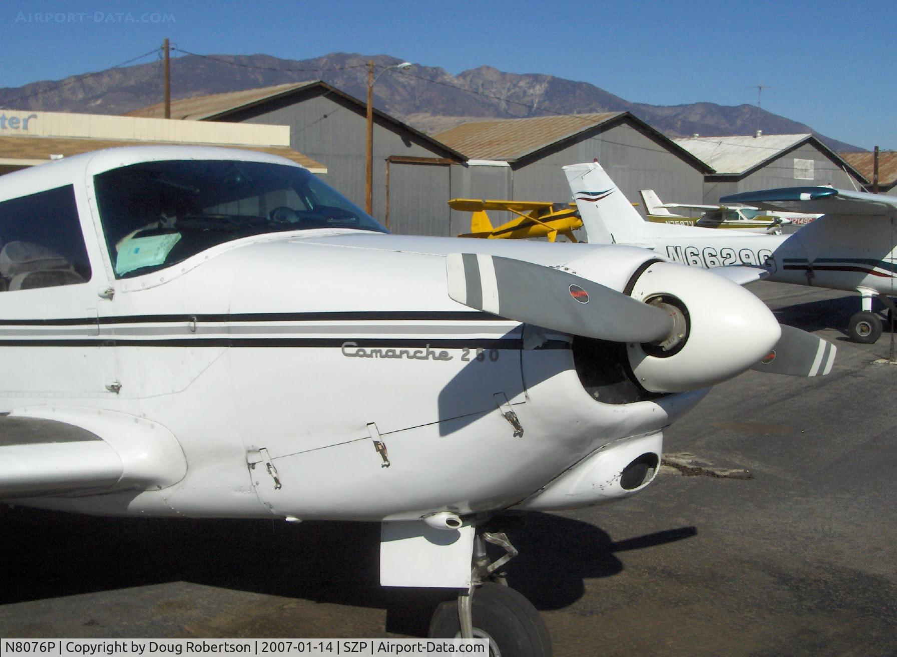 N8076P, 1962 Piper PA-24-250 Comanche C/N 24-3324, 1962 Piper PA-24-250 COMANCHE, Lycoming O-540-A1A5 250 Hp, cowl