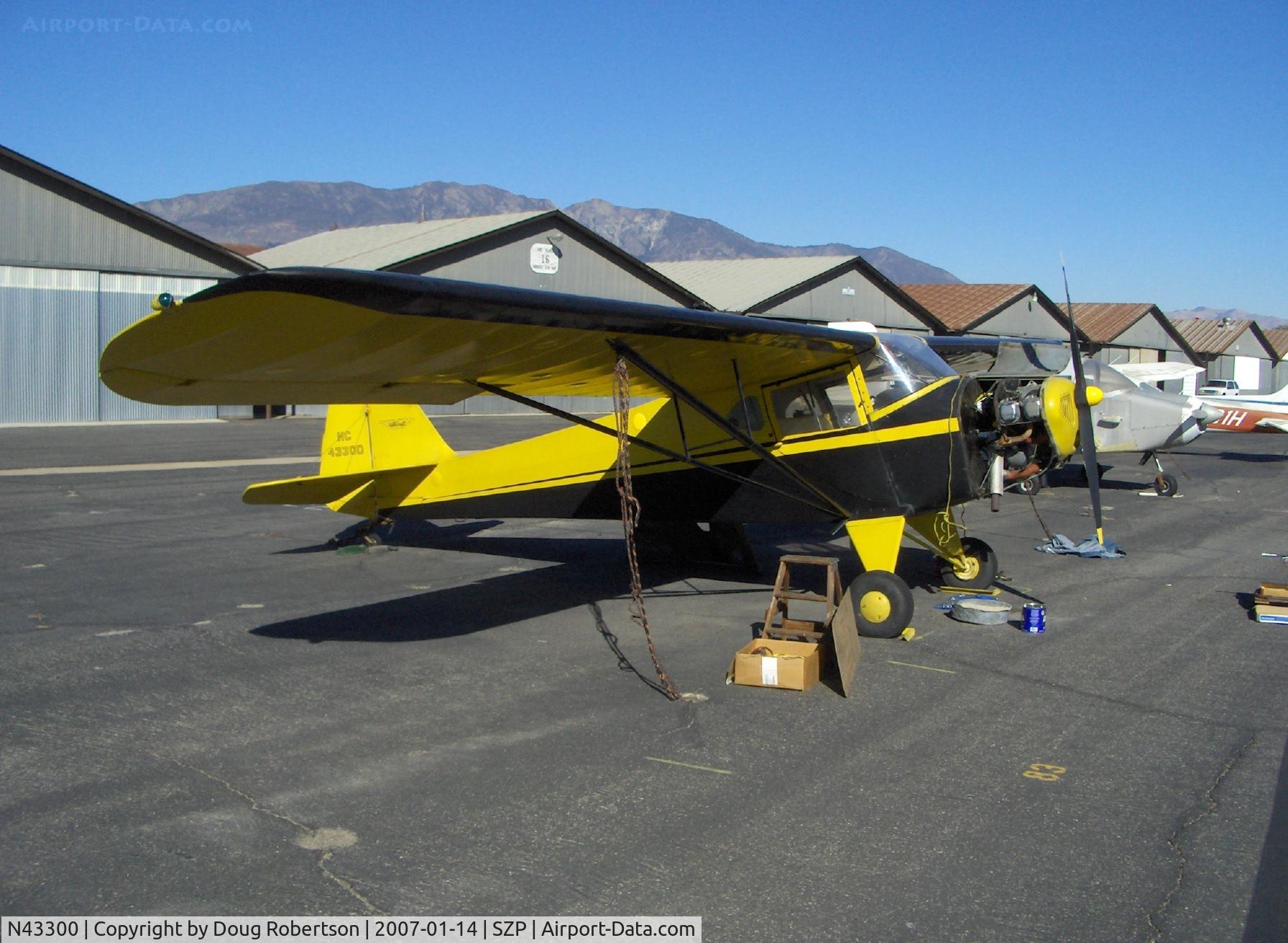 N43300, 1946 Taylorcraft BC12-D C/N 6959, 1946 Taylorcraft BC-12D Continental A&C65 65 Hp, maintenance-annual