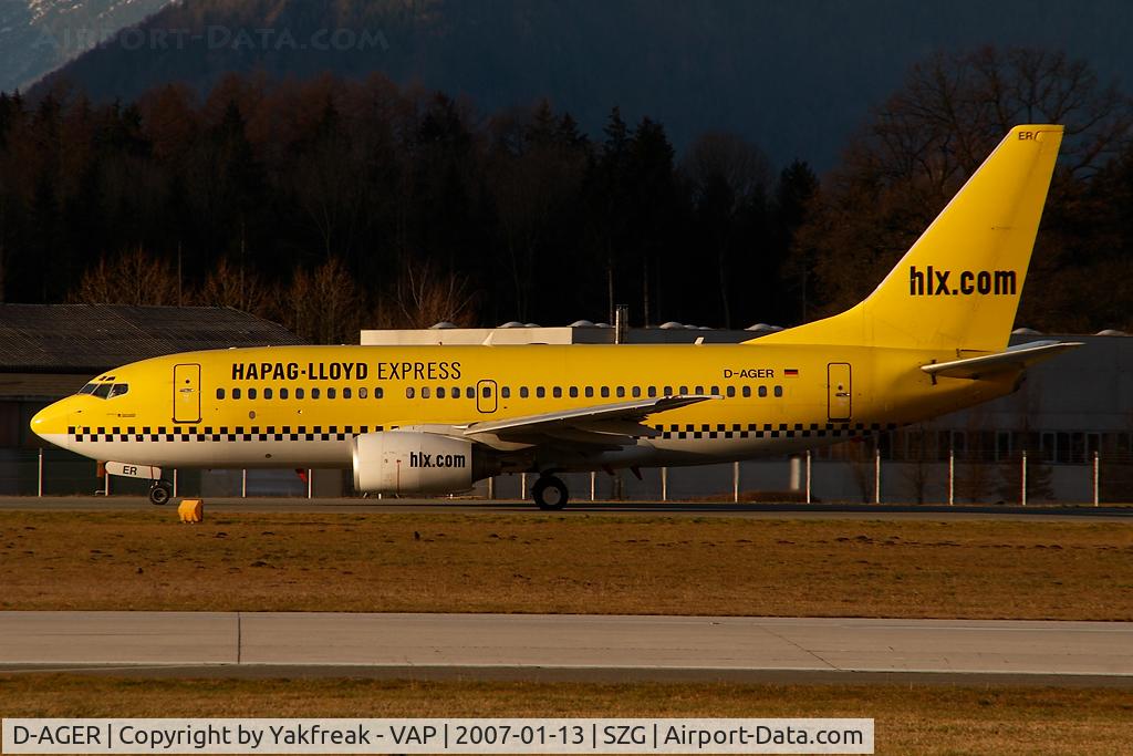 D-AGER, 1998 Boeing 737-75B C/N 28107, HLX Boeing 737-700