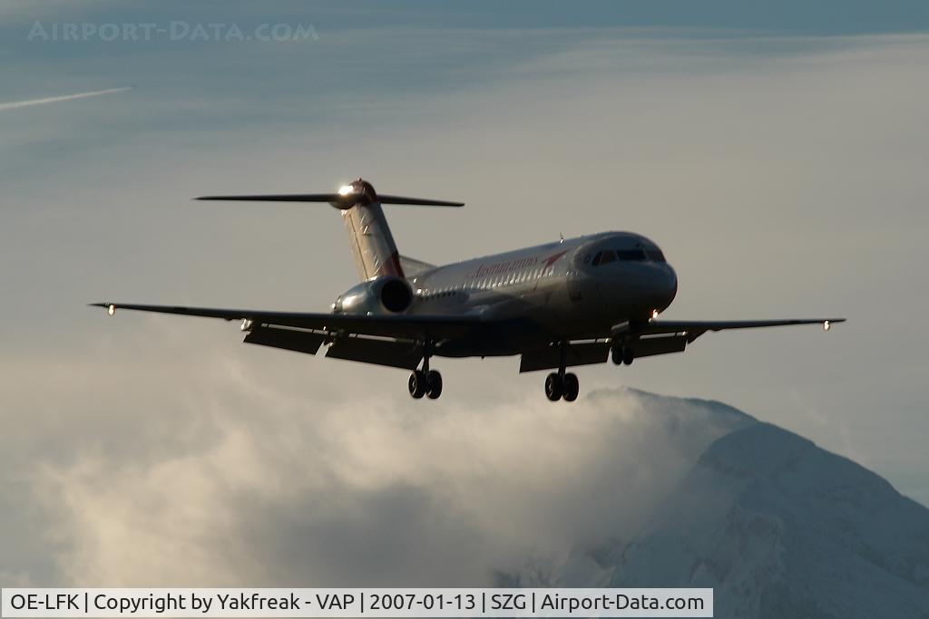 OE-LFK, 1995 Fokker 70 (F-28-0070) C/N 11555, Austrian Arrows Fokker 70