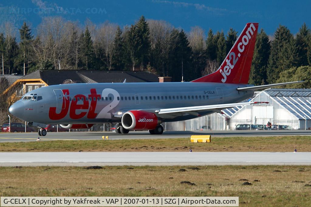G-CELX, 1986 Boeing 737-377(QC) C/N 23654, Jet 2 Boeing 737-300
