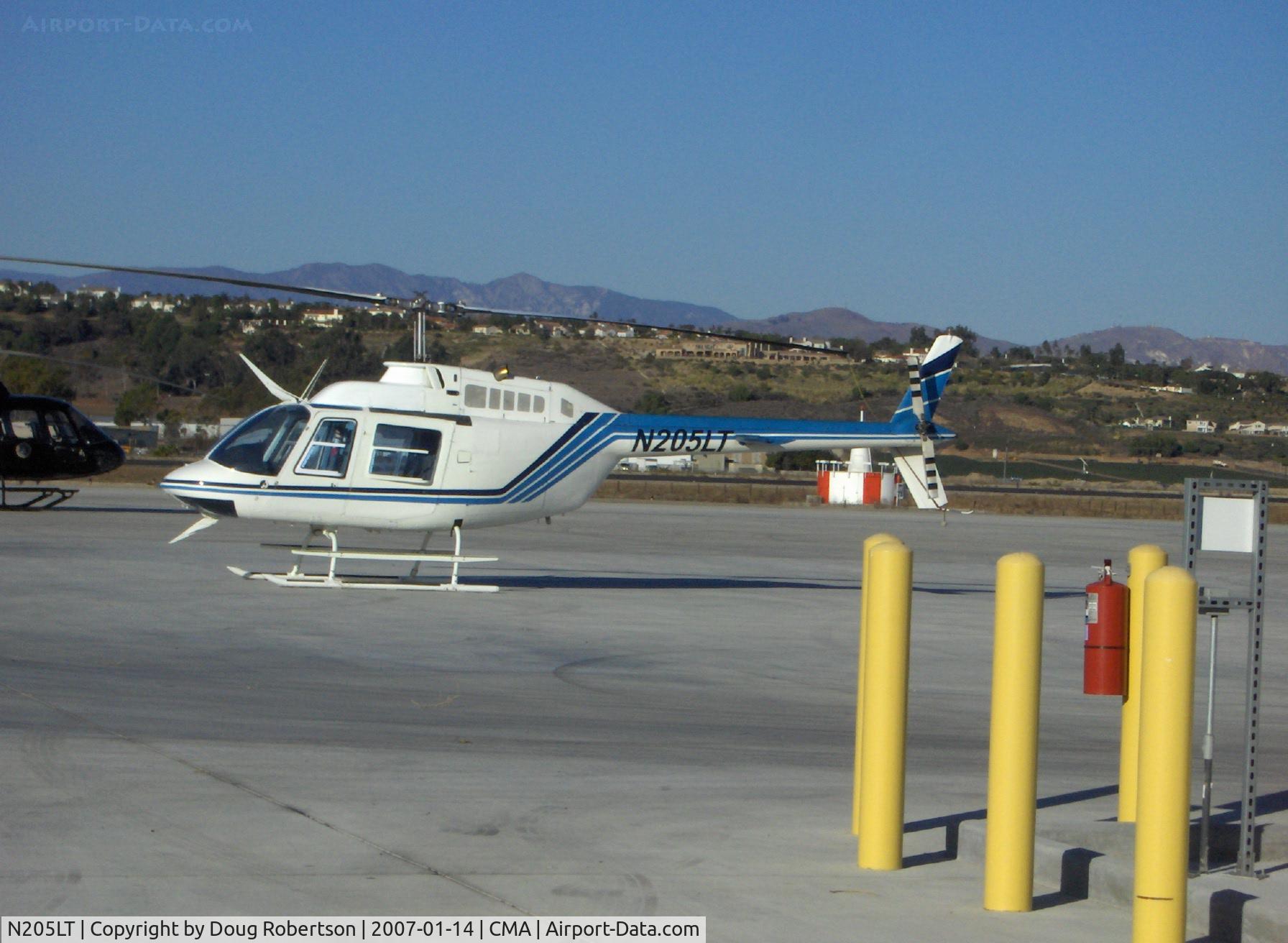 N205LT, 1974 Bell 206B JetRanger II C/N 1459, 1974 Bell 206B JETRANGER II, Allison 250 Turboshaft 400 Hp, 5 seats