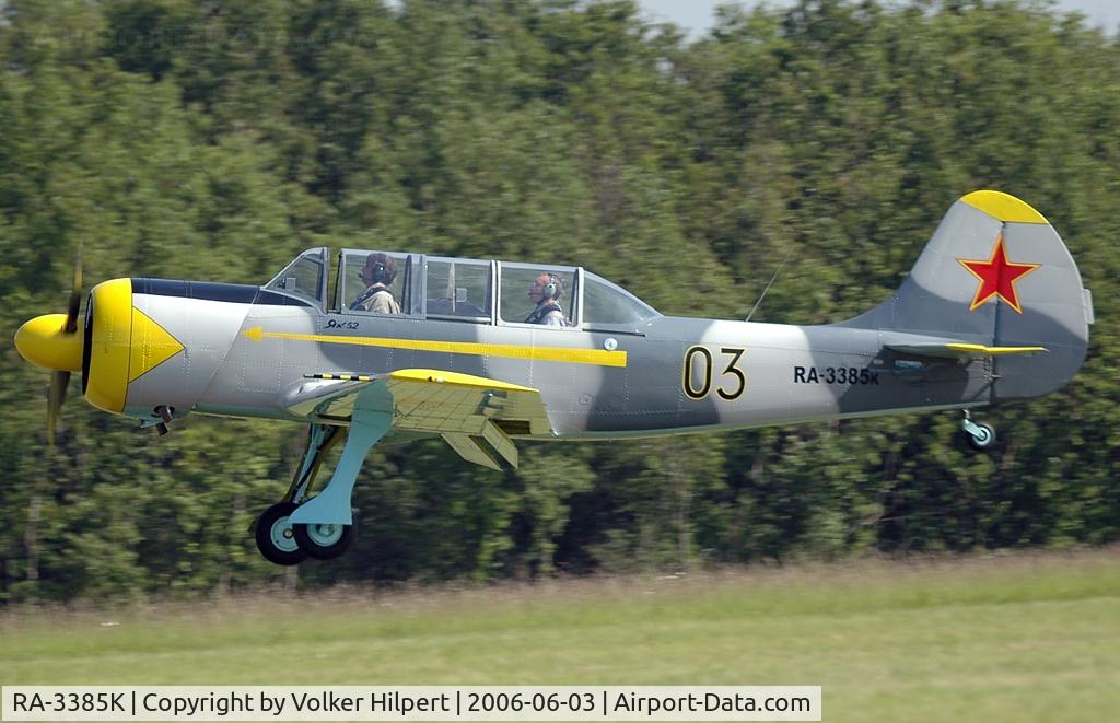 RA-3385K, 1988 Yakovlev Yak-52TD C/N 888415, Yakolew Yak-52TW