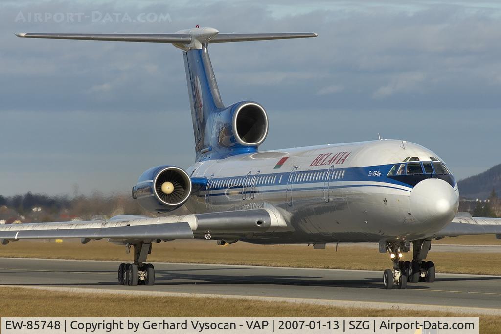 EW-85748, 1992 Tupolev Tu-154M C/N 92A924, Salzburg @ highest frequenz