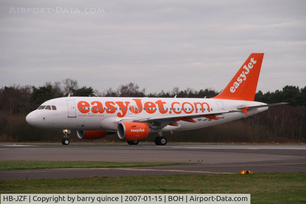 HB-JZF, 2004 Airbus A319-111 C/N 2184, EASYJET A319