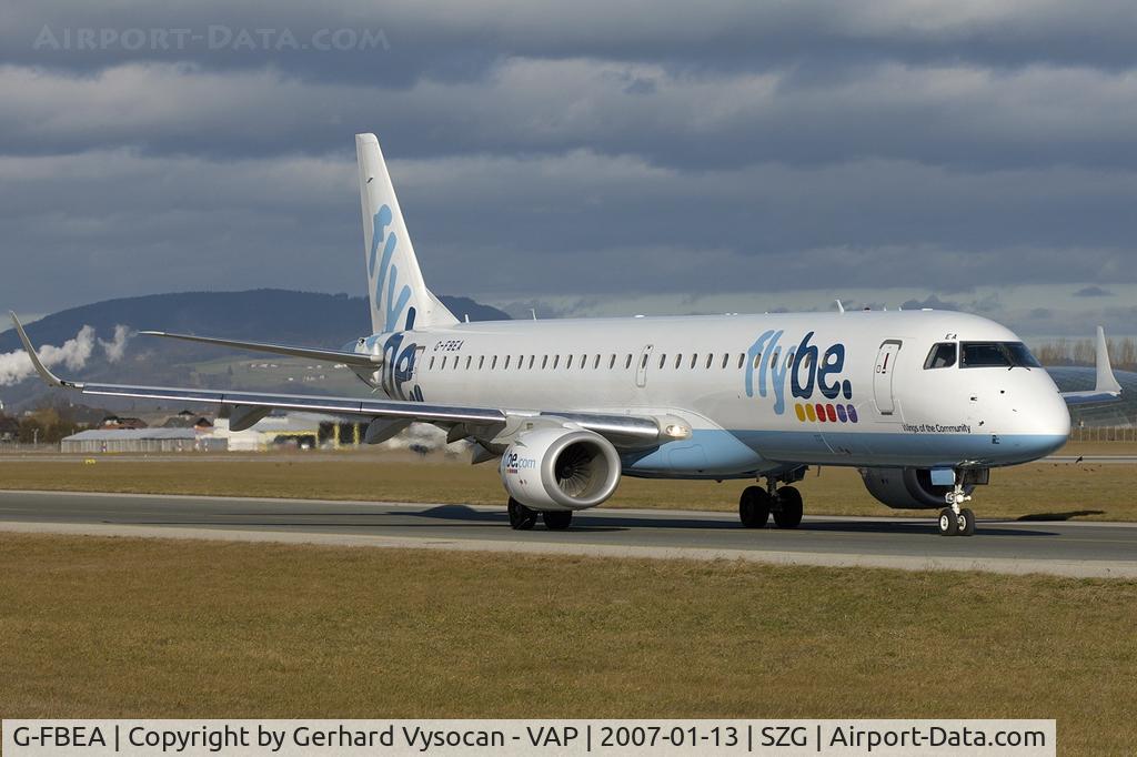 G-FBEA, 2006 Embraer 195LR (ERJ-190-200LR) C/N 19000029, Salzburg @ highest frequenz