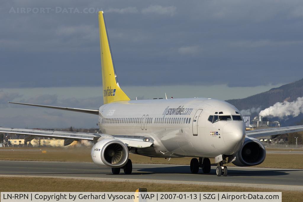 LN-RPN, 2000 Boeing 737-883 C/N 30470, Salzburg @ highest frequenz