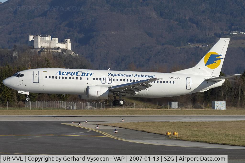 UR-VVL, Boeing 737-448 C/N 25052/2036, Salzburg @ highest frequenz