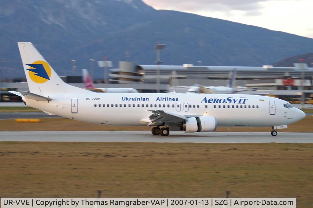 UR-VVE, 1989 Boeing 737-448 C/N 24521, AeroSvit B737-400