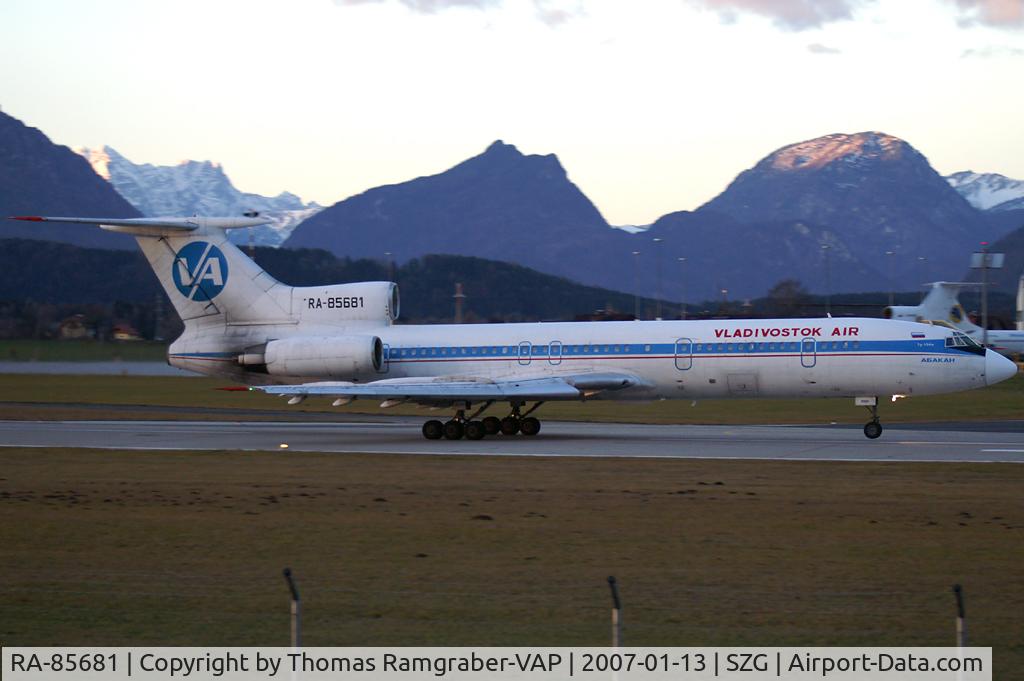 RA-85681, 1990 Tupolev Tu-154M C/N 90A848, Vladivostok Air TU-154M