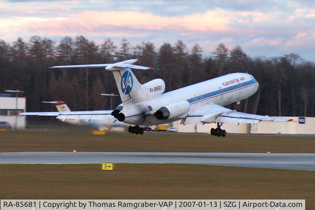 RA-85681, 1990 Tupolev Tu-154M C/N 90A848, Vladivostok Air TU-154M