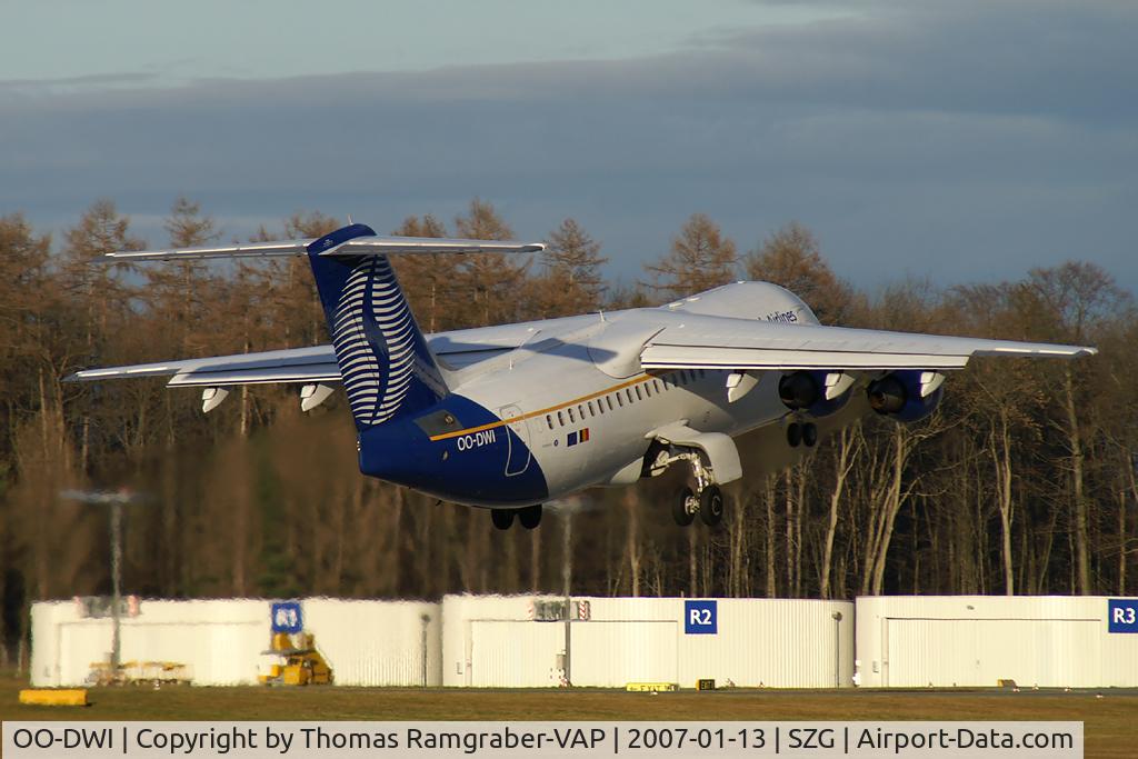 OO-DWI, 1999 British Aerospace Avro 146-RJ100 C/N E3342, SN Brussels Airlines Avro RJ100