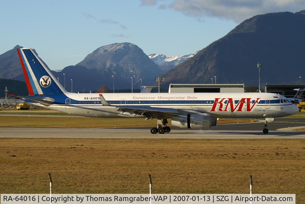 RA-64016, 1995 Tupolev Tu-204-100 C/N 1450742364016, KMV Kavkazkie Mineralnye Vody TU-204