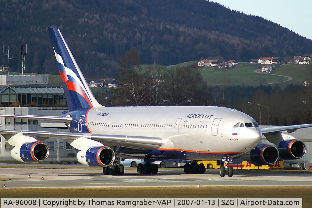 RA-96008, 1992 Ilyushin Il-96-300 C/N 74393201005, Aeroflot Russian Airlines Ilyushin 96