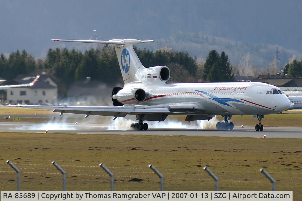 RA-85689, 1990 Tupolev Tu-154M C/N 90A860, Vladivostok Air TU-154M