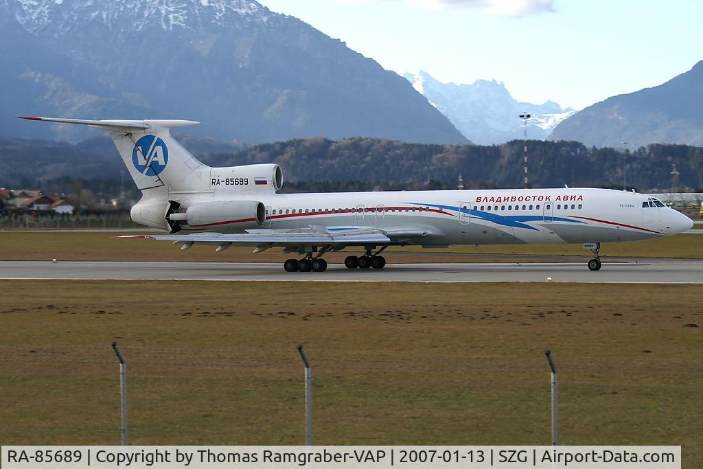 RA-85689, 1990 Tupolev Tu-154M C/N 90A860, Vladivostok Air TU-154M