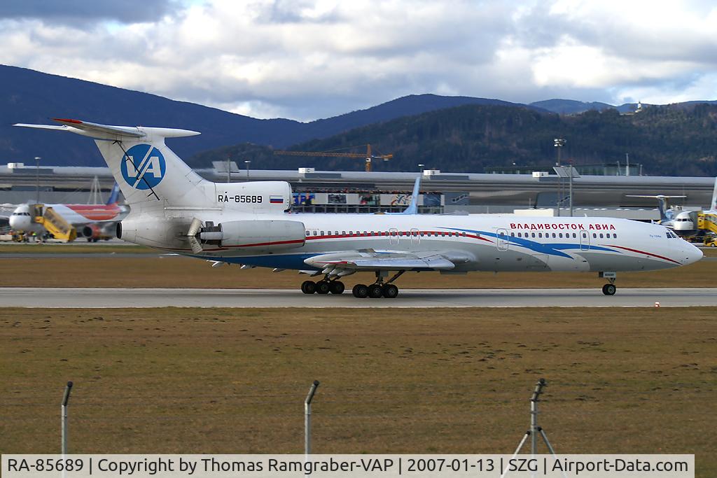 RA-85689, 1990 Tupolev Tu-154M C/N 90A860, Vladivostok Air TU-154M