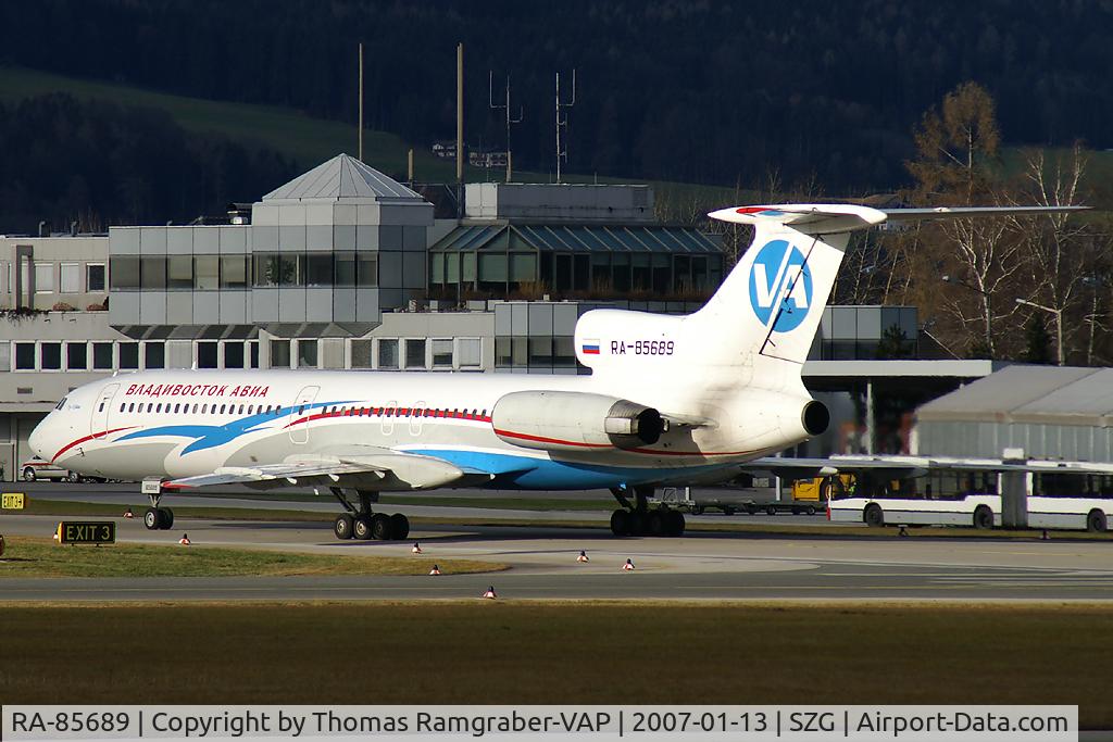 RA-85689, 1990 Tupolev Tu-154M C/N 90A860, Vladivostok Air TU-154M