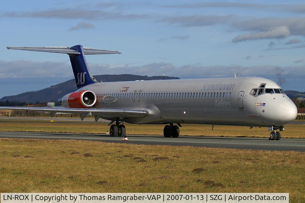 LN-ROX, 1988 McDonnell Douglas MD-82 (DC-9-82) C/N 49603, Scandinavian Airlines SAS MDD MD80