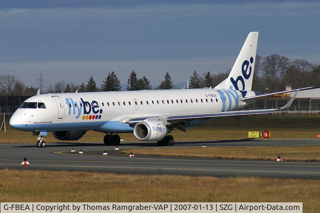 G-FBEA, 2006 Embraer 195LR (ERJ-190-200LR) C/N 19000029, flybe Embraer ERJ-195