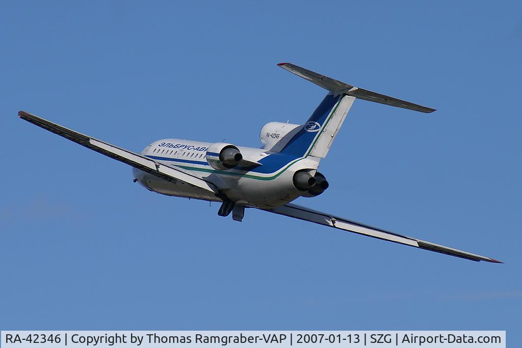 RA-42346, 1987 Yakovlev Yak-42D C/N 4520423708311, Elbrus Avia Yak42