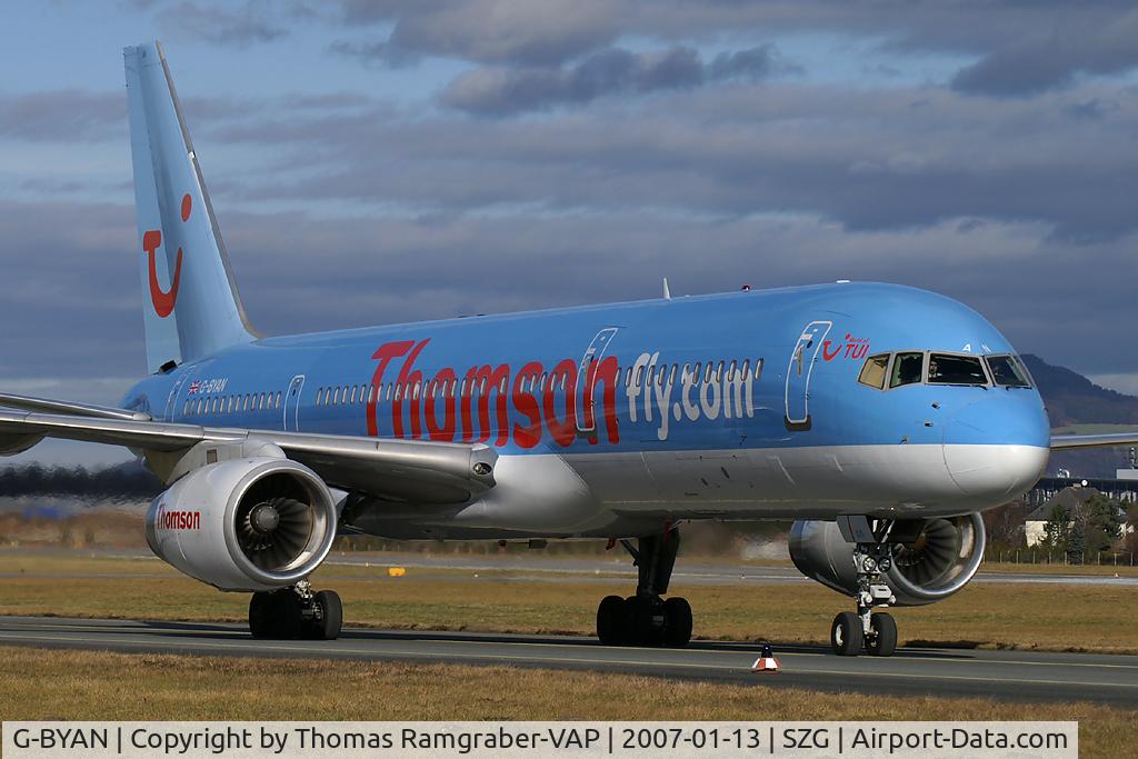 G-BYAN, 1994 Boeing 757-204 C/N 27219, Thomsonfly B757-200