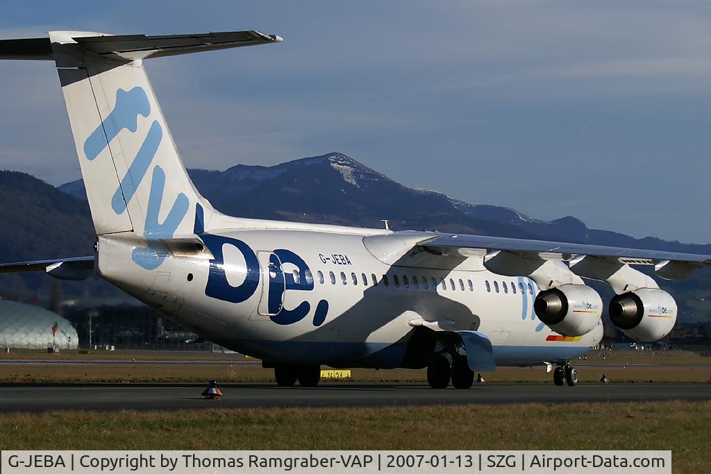 G-JEBA, 1990 British Aerospace BAe.146-300 C/N E3181, flybe BAe146-300