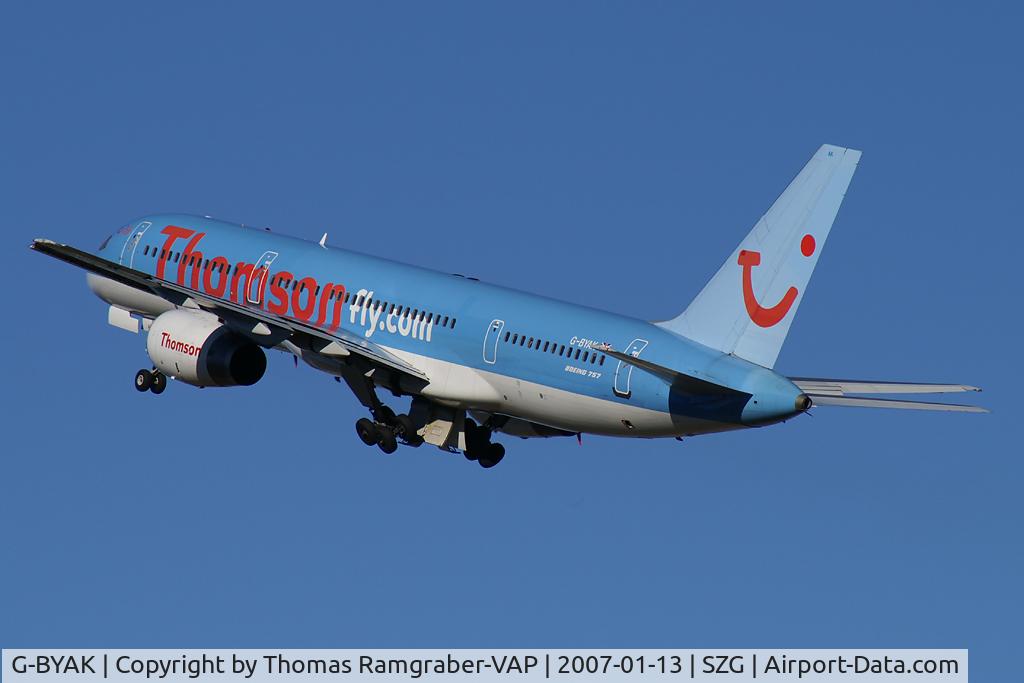 G-BYAK, 1993 Boeing 757-204 C/N 26267, Thomsonfly B757-200