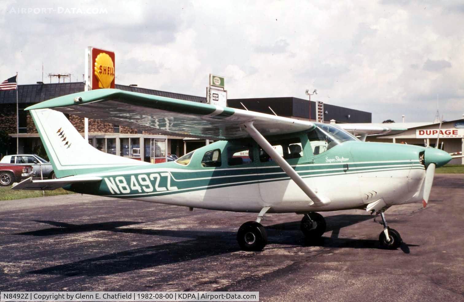 N8492Z, 1963 Cessna 210-5A (205A) C/N 205-0492, Photo taken for aircraft recognition training
