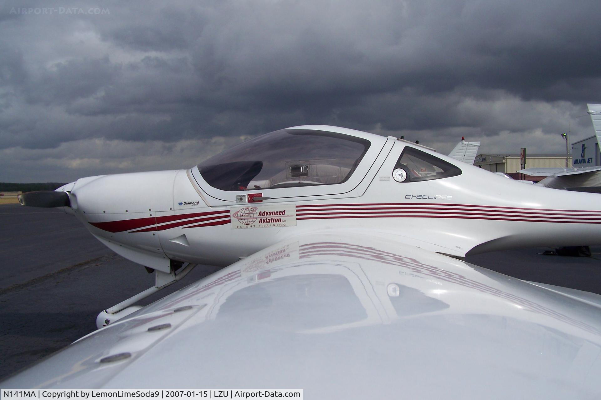 N141MA, 2004 Diamond DA-20C-1 Eclipse C/N C0262, This was taken what I was at LZU