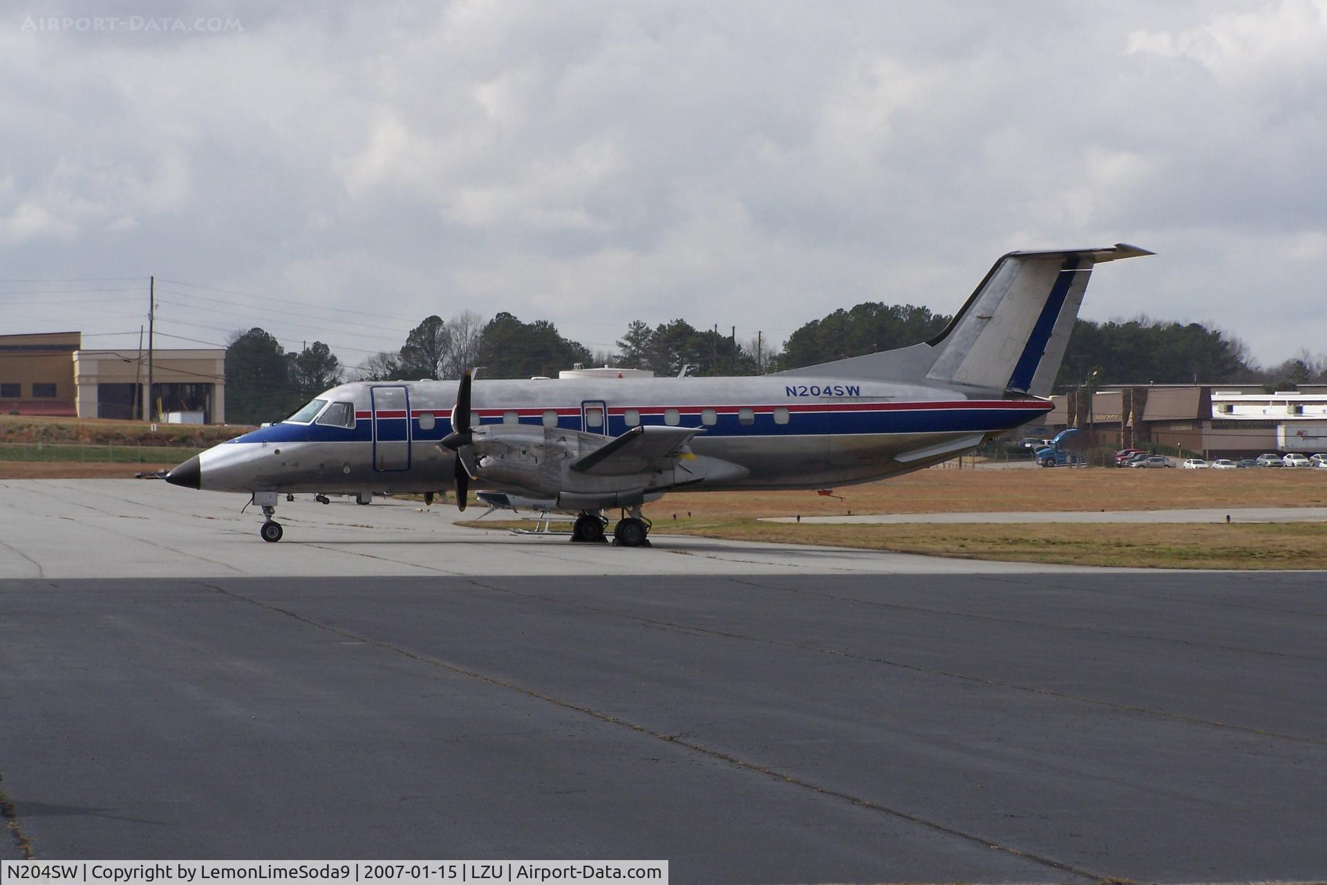 N204SW, 1991 Embraer EMB-120 Brasilia C/N 120.243, This was taken what I was at LZU