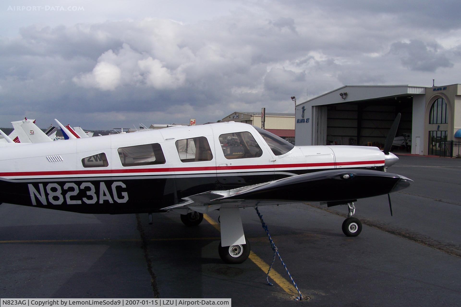 N823AG, 1976 Piper PA-32R-300 Cherokee Lance C/N 32R-7780066, This was taken what I was at LZU