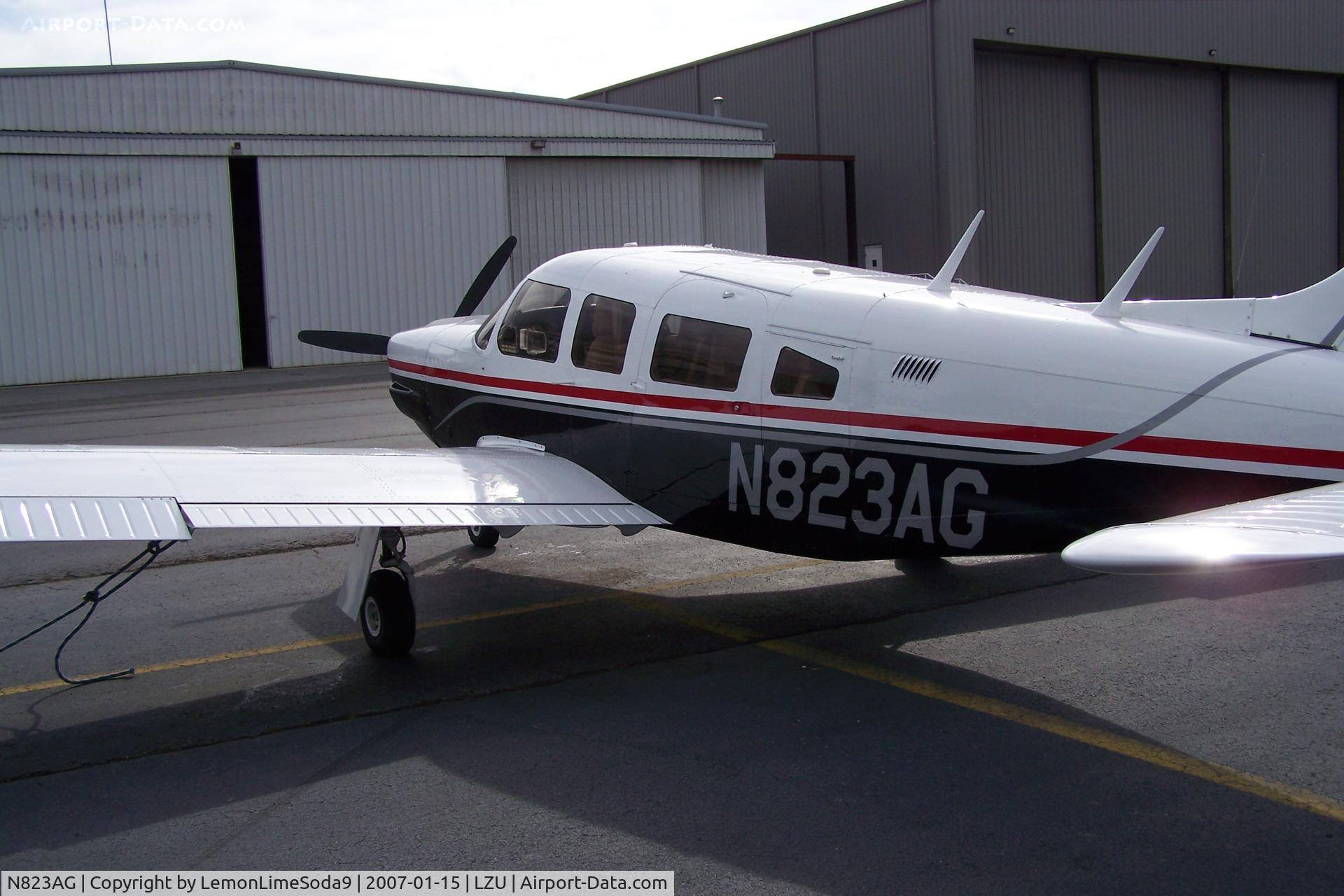 N823AG, 1976 Piper PA-32R-300 Cherokee Lance C/N 32R-7780066, This was taken what I was at LZU