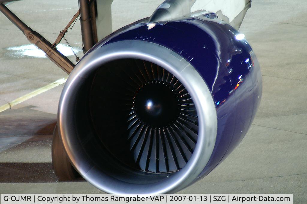 G-OJMR, 1991 Airbus A300B4-605R C/N 605, Monarch Airlines A300-600R (engine@night)