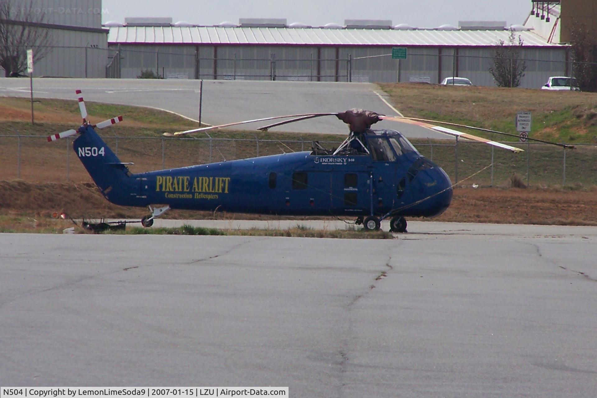 N504, 1957 Sikorsky S-58E C/N 57-1717, This was taken what I was at LZU
