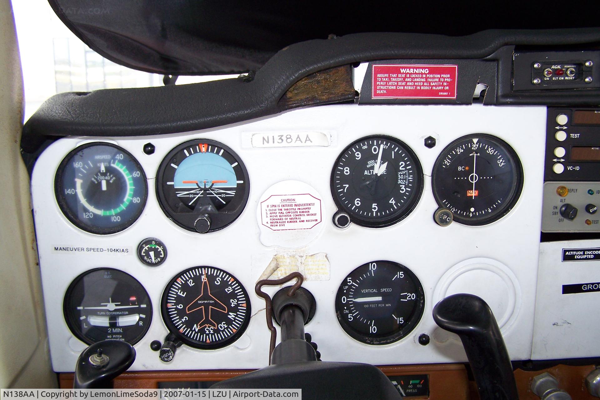 N138AA, 1977 Cessna 152 C/N 15279721, This was taken what I was at LZU