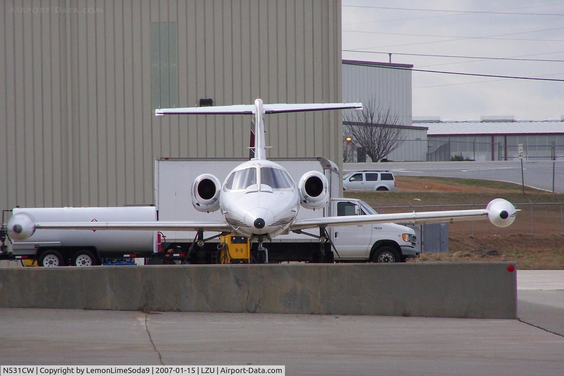 N531CW, 1977 Gates Learjet 25D C/N 231, This was taken what I was at LZU