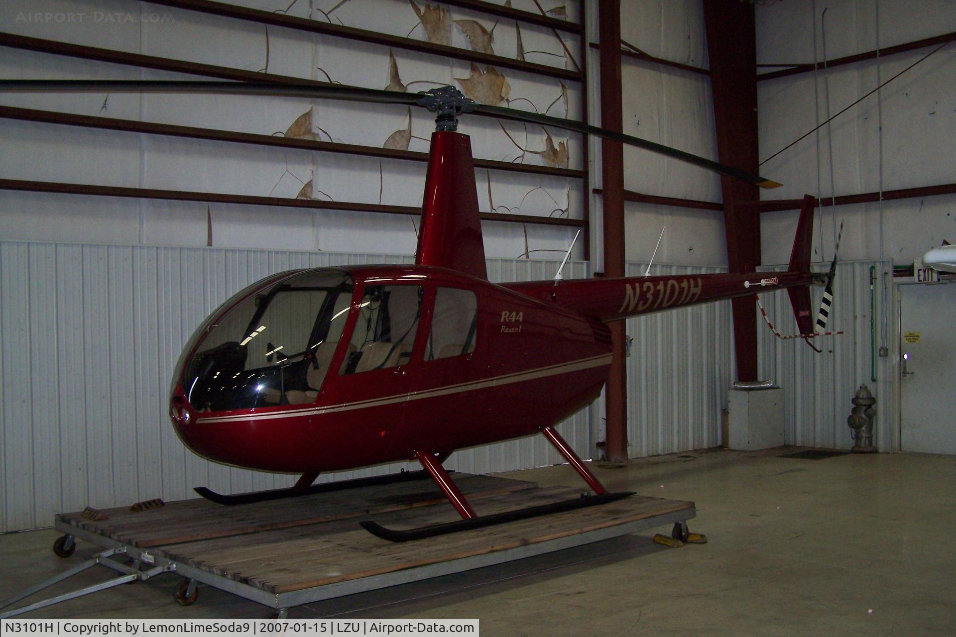 N3101H, 2006 Robinson R44 C/N 1610, This was taken what I was at LZU. Not my best. Sorry