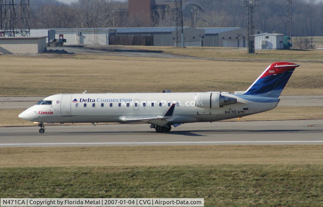N471CA, 2002 Bombardier CRJ-200ER (CL-600-2B19) C/N 7655, Comair