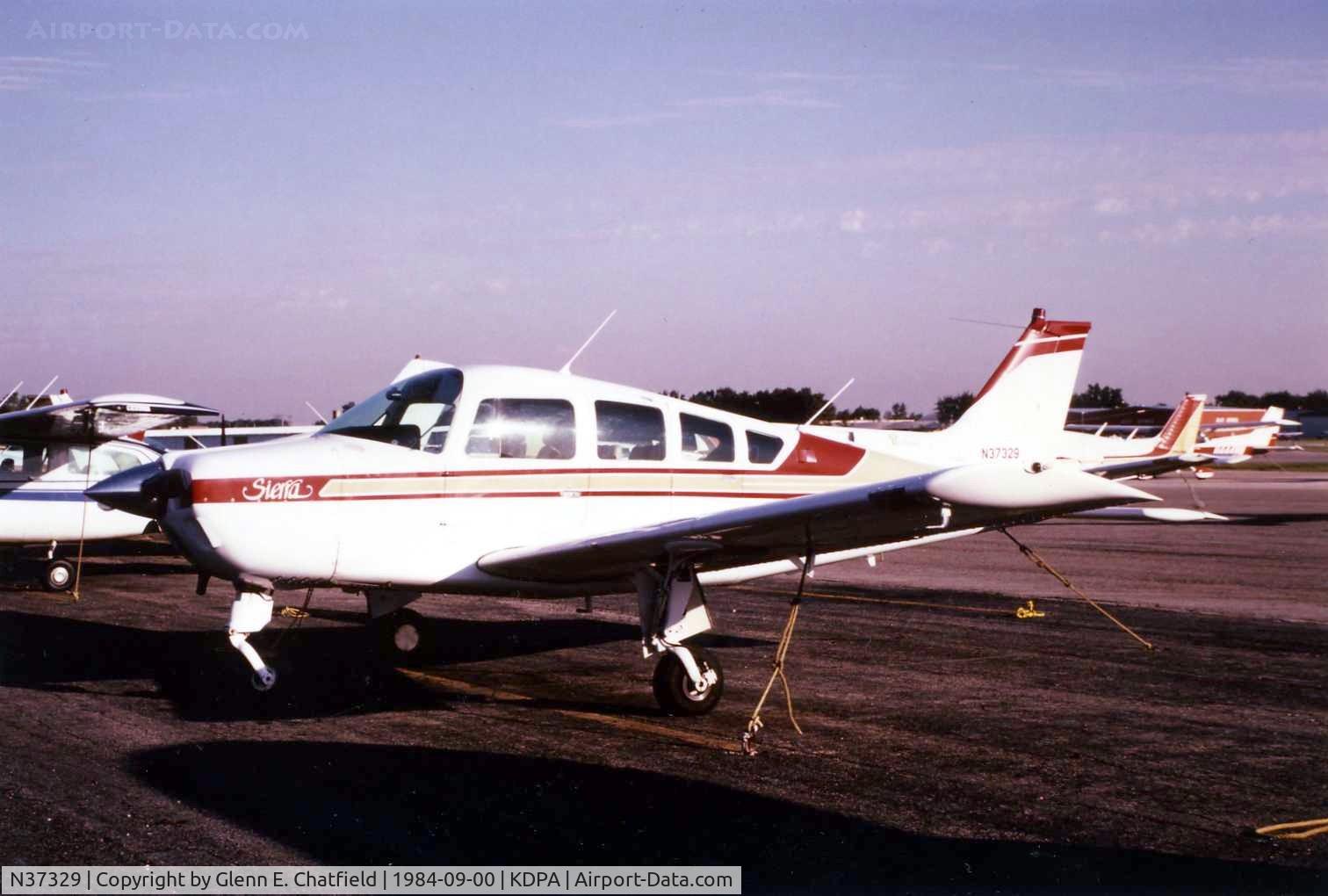 N37329, Beech C24R C/N MC738, Photo taken for aircraft recognition training