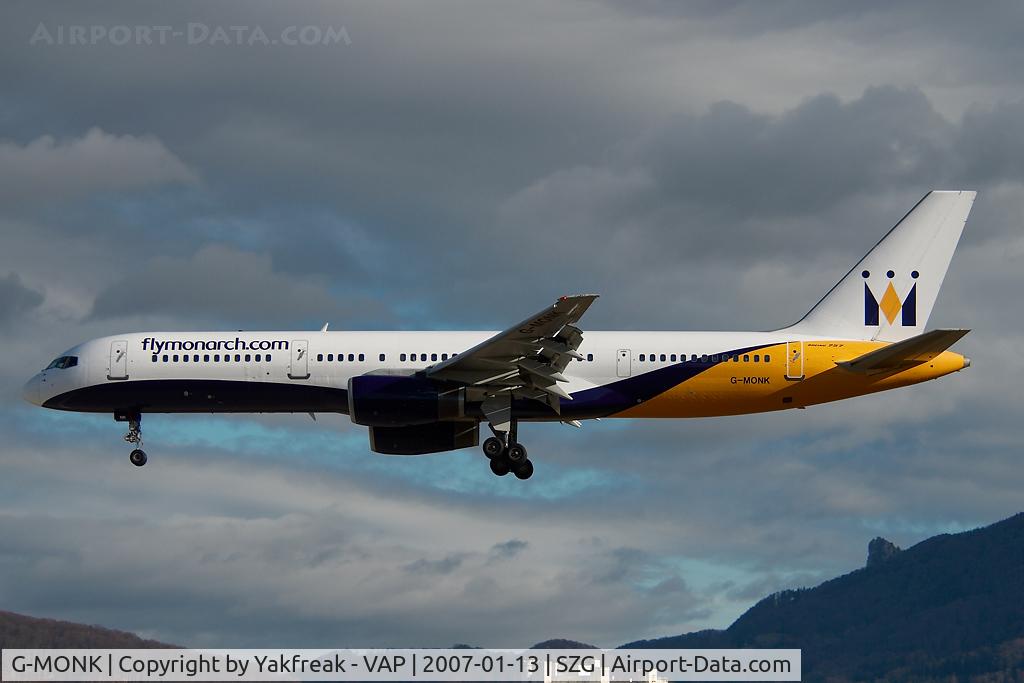 G-MONK, 1988 Boeing 757-2T7 C/N 24105, Monarch Boeing 757-200