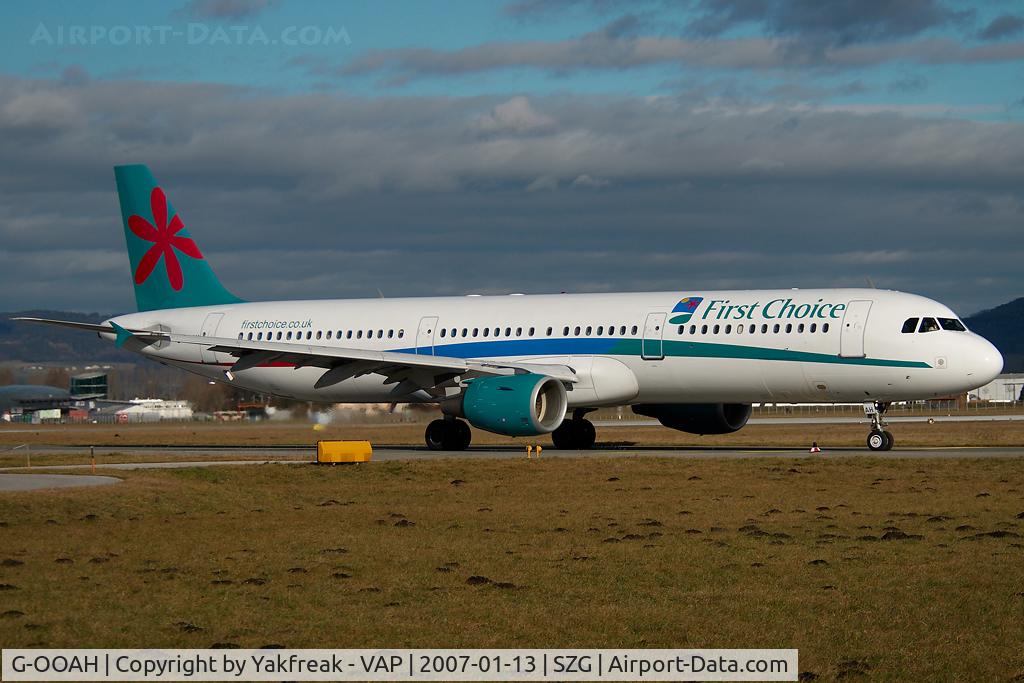 G-OOAH, 1998 Airbus A321-211 C/N 781, First Choice Airbus 321